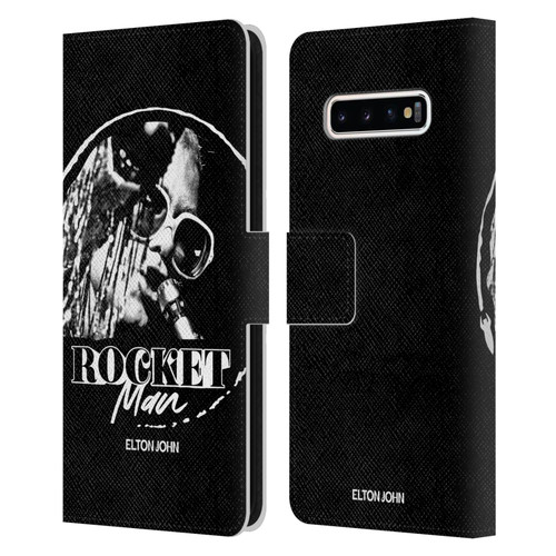 Elton John Rocketman Key Art 4 Leather Book Wallet Case Cover For Samsung Galaxy S10+ / S10 Plus