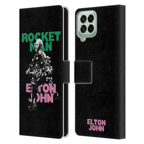 Elton John Rocketman Key Art 5 Leather Book Wallet Case Cover For Samsung Galaxy M33 (2022)