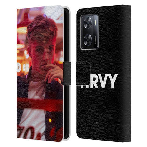 HRVY Graphics Calendar 6 Leather Book Wallet Case Cover For OPPO A57s