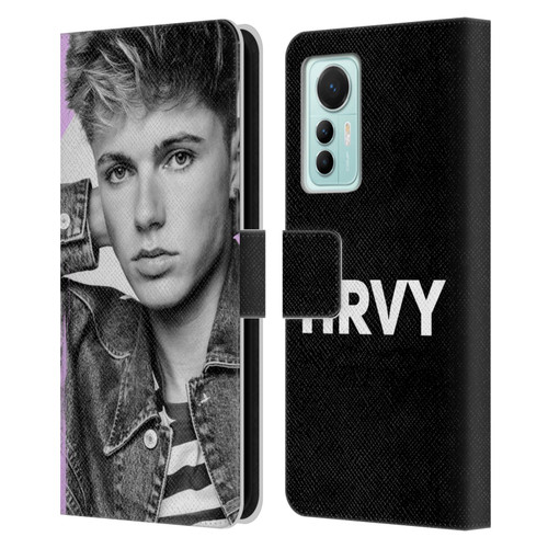 HRVY Graphics Calendar 12 Leather Book Wallet Case Cover For Xiaomi 12 Lite