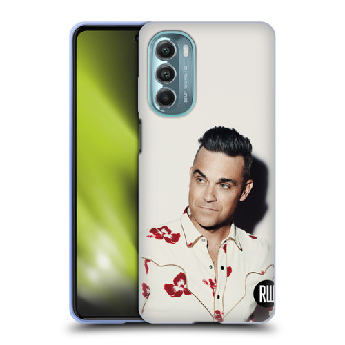 Robbie Williams Calendar Floral Shirt Soft Gel Case for Motorola Moto G Stylus 5G (2022)