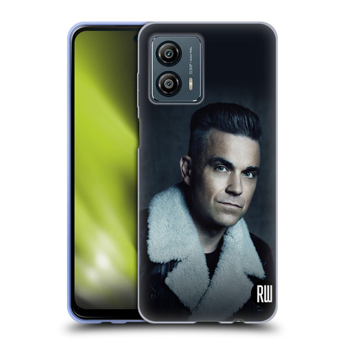 Robbie Williams Calendar Leather Jacket Soft Gel Case for Motorola Moto G53 5G