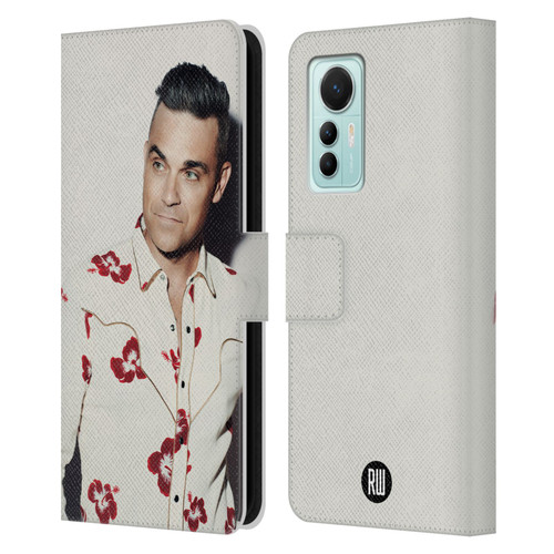 Robbie Williams Calendar Floral Shirt Leather Book Wallet Case Cover For Xiaomi 12 Lite