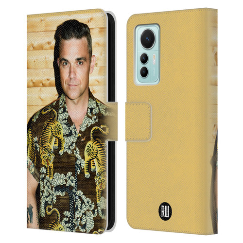 Robbie Williams Calendar Tiger Print Shirt Leather Book Wallet Case Cover For Xiaomi 12 Lite