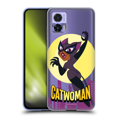 DC Super Hero Girls Characters Catwoman Soft Gel Case for Motorola Edge 30 Neo 5G