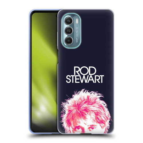 Rod Stewart Art Neon Soft Gel Case for Motorola Moto G Stylus 5G (2022)