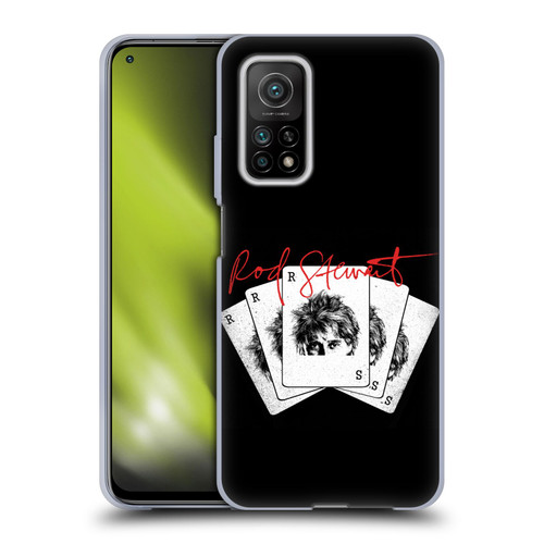 Rod Stewart Art Poker Hand Soft Gel Case for Xiaomi Mi 10T 5G