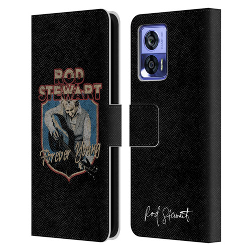 Rod Stewart Art Forever Young Leather Book Wallet Case Cover For Motorola Edge 30 Neo 5G