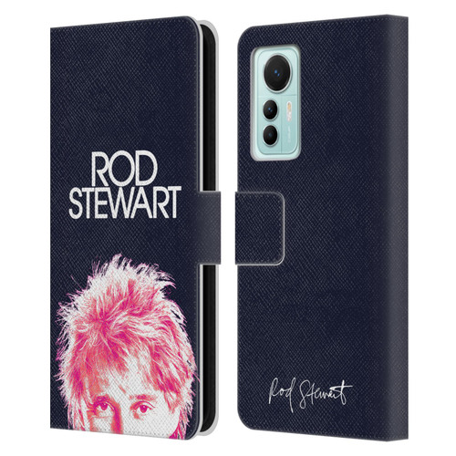 Rod Stewart Art Neon Leather Book Wallet Case Cover For Xiaomi 12 Lite