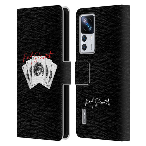 Rod Stewart Art Poker Hand Leather Book Wallet Case Cover For Xiaomi 12T Pro