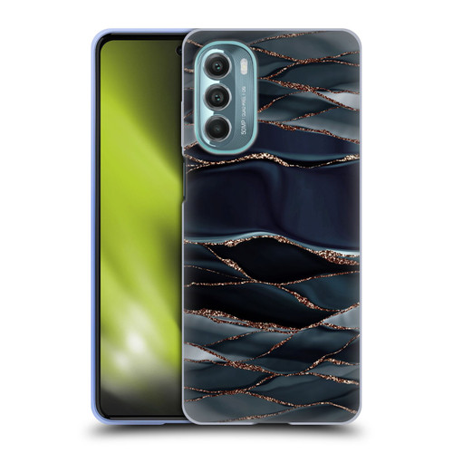 UtArt Dark Night Marble Waves Soft Gel Case for Motorola Moto G Stylus 5G (2022)