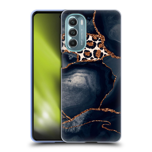 UtArt Wild Cat Marble Leopard Soft Gel Case for Motorola Moto G Stylus 5G (2022)