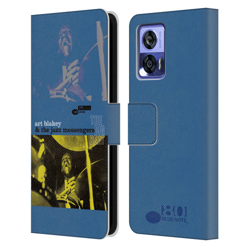 Blue Note Records Albums Art Blakey The Big Beat Leather Book Wallet Case Cover For Motorola Edge 30 Neo 5G