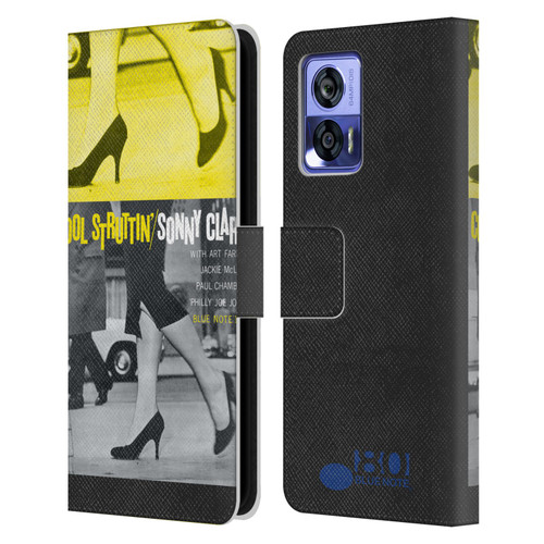 Blue Note Records Albums 2 Sonny Clark Cool Struttin' Leather Book Wallet Case Cover For Motorola Edge 30 Neo 5G