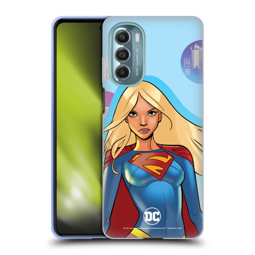 DC Women Core Compositions Supergirl Soft Gel Case for Motorola Moto G Stylus 5G (2022)