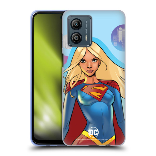 DC Women Core Compositions Supergirl Soft Gel Case for Motorola Moto G53 5G