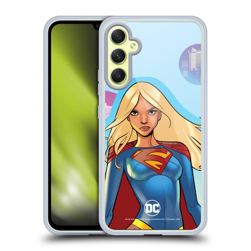 DC Women Core Compositions Supergirl Soft Gel Case for Samsung Galaxy A34 5G