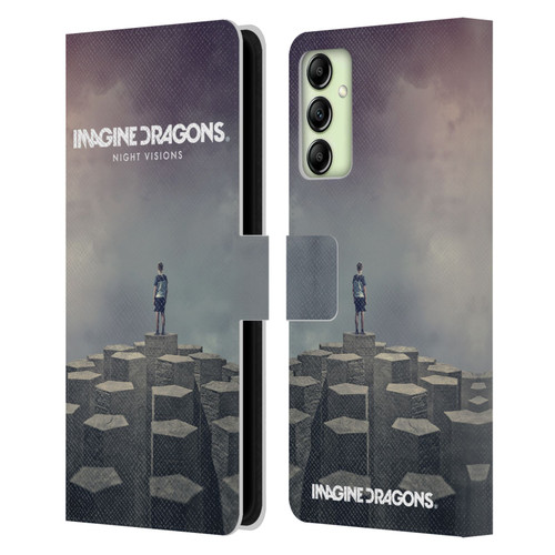 Imagine Dragons Key Art Night Visions Album Cover Leather Book Wallet Case Cover For Samsung Galaxy A14 5G