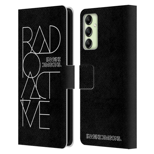 Imagine Dragons Key Art Radioactive Leather Book Wallet Case Cover For Samsung Galaxy A14 5G