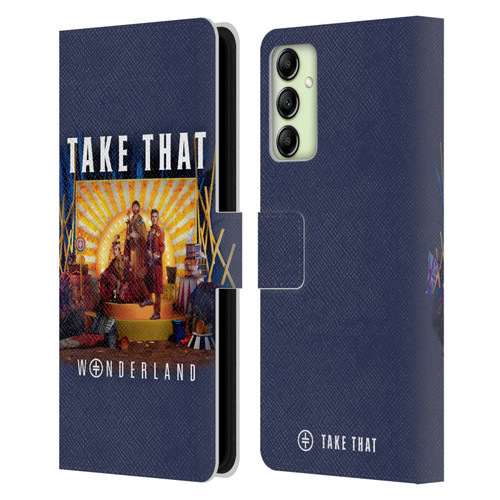 Take That Wonderland Album Cover Leather Book Wallet Case Cover For Samsung Galaxy A14 5G