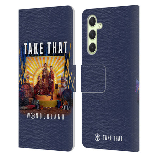 Take That Wonderland Album Cover Leather Book Wallet Case Cover For Samsung Galaxy A54 5G