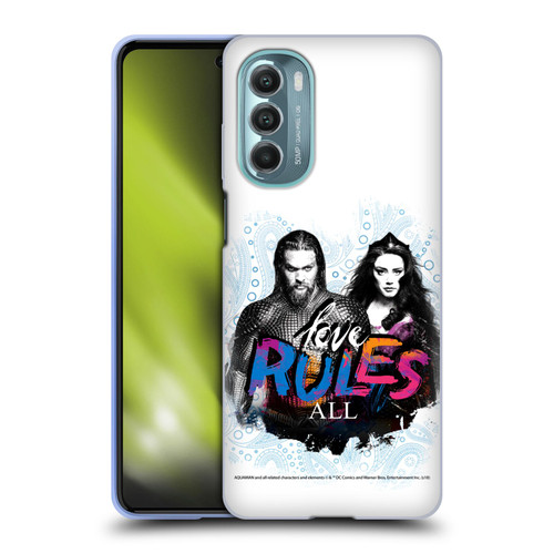 Aquaman Movie Graphics Love Rules All Soft Gel Case for Motorola Moto G Stylus 5G (2022)