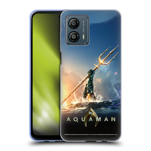 Aquaman Movie Posters Trident of Atlan Soft Gel Case for Motorola Moto G53 5G