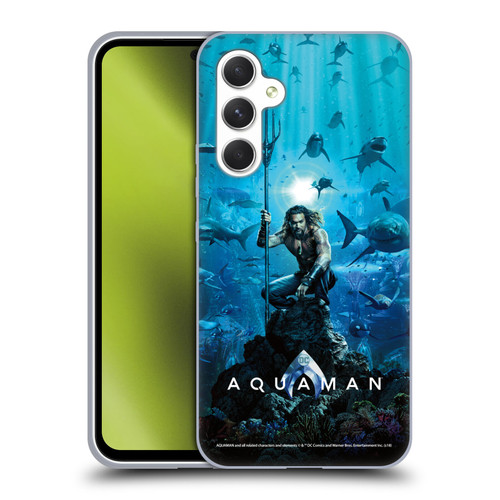 Aquaman Movie Posters Marine Telepathy Soft Gel Case for Samsung Galaxy A54 5G