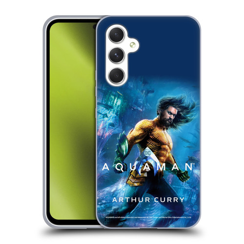 Aquaman Movie Posters Arthur Curry Soft Gel Case for Samsung Galaxy A54 5G