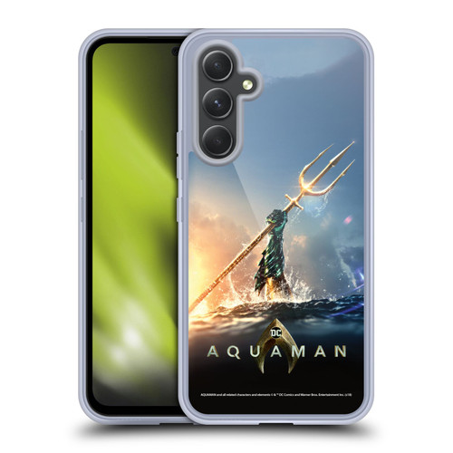 Aquaman Movie Posters Trident of Atlan Soft Gel Case for Samsung Galaxy A54 5G