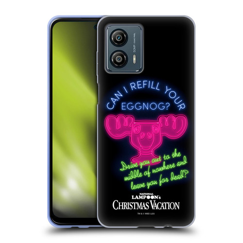 National Lampoon's Christmas Vacation Graphics Eggnog Quote Soft Gel Case for Motorola Moto G53 5G