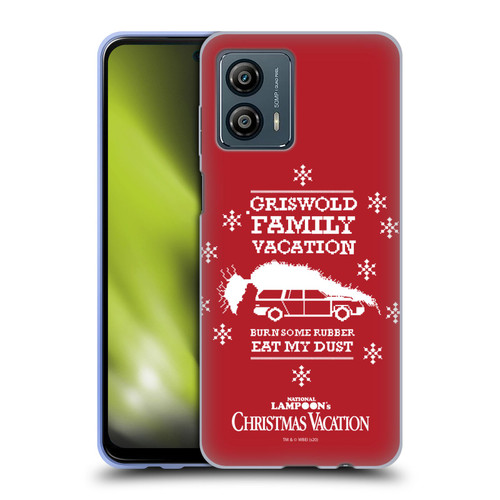 National Lampoon's Christmas Vacation Graphics Knitted Jumper Soft Gel Case for Motorola Moto G53 5G