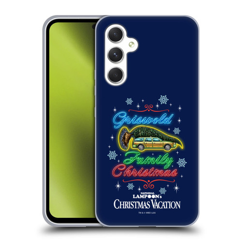 National Lampoon's Christmas Vacation Graphics Neon Lights Soft Gel Case for Samsung Galaxy A54 5G