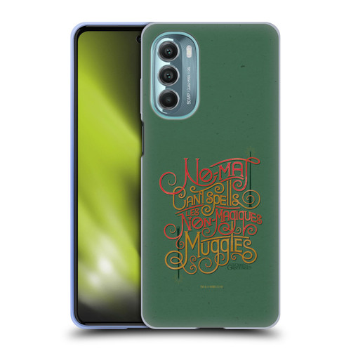 Fantastic Beasts The Crimes Of Grindelwald Art Nouveau Muggles Soft Gel Case for Motorola Moto G Stylus 5G (2022)