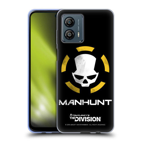 Tom Clancy's The Division Dark Zone Manhunt Logo Soft Gel Case for Motorola Moto G53 5G