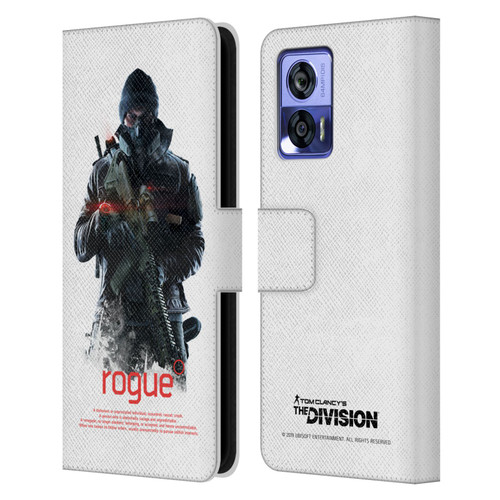 Tom Clancy's The Division Dark Zone Rouge 2 Leather Book Wallet Case Cover For Motorola Edge 30 Neo 5G