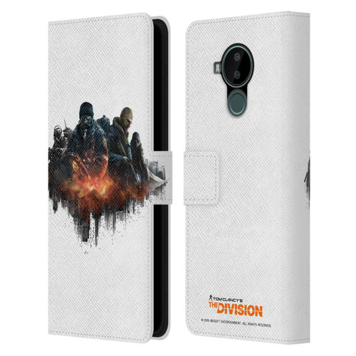 Tom Clancy's The Division Factions Group Leather Book Wallet Case Cover For Nokia C30