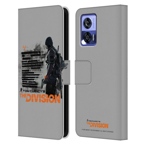 Tom Clancy's The Division Key Art Character Leather Book Wallet Case Cover For Motorola Edge 30 Neo 5G