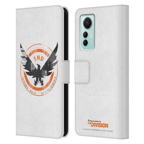 Tom Clancy's The Division Key Art Logo White Leather Book Wallet Case Cover For Xiaomi 12 Lite