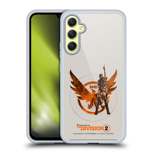 Tom Clancy's The Division 2 Characters Female Agent 2 Soft Gel Case for Samsung Galaxy A34 5G