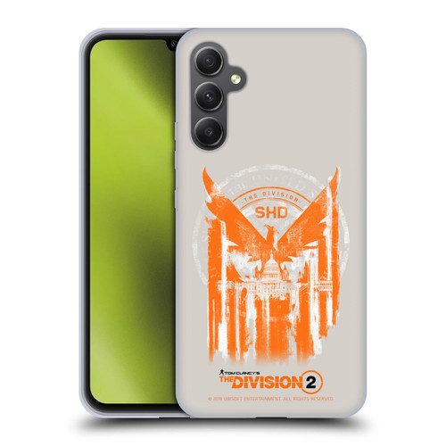 Tom Clancy's The Division 2 Key Art Phoenix Capitol Building Soft Gel Case for Samsung Galaxy A34 5G