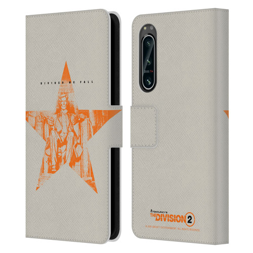 Tom Clancy's The Division 2 Key Art Lincoln Leather Book Wallet Case Cover For Sony Xperia 5 IV