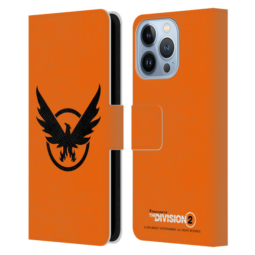 Tom Clancy's The Division 2 Logo Art Phoenix 2 Leather Book Wallet Case Cover For Apple iPhone 13 Pro