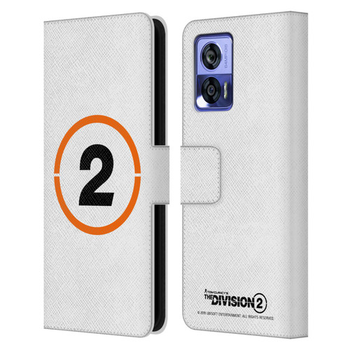 Tom Clancy's The Division 2 Logo Art Ring 2 Leather Book Wallet Case Cover For Motorola Edge 30 Neo 5G