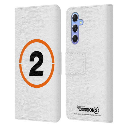 Tom Clancy's The Division 2 Logo Art Ring 2 Leather Book Wallet Case Cover For Samsung Galaxy A34 5G