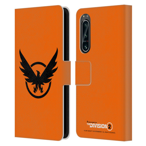 Tom Clancy's The Division 2 Logo Art Phoenix 2 Leather Book Wallet Case Cover For Sony Xperia 5 IV