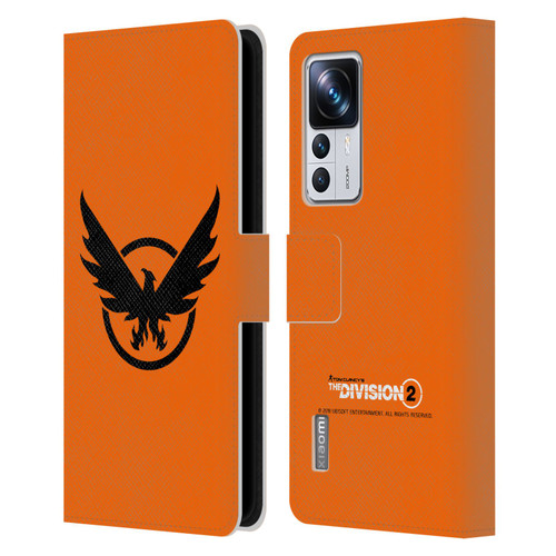 Tom Clancy's The Division 2 Logo Art Phoenix 2 Leather Book Wallet Case Cover For Xiaomi 12T Pro