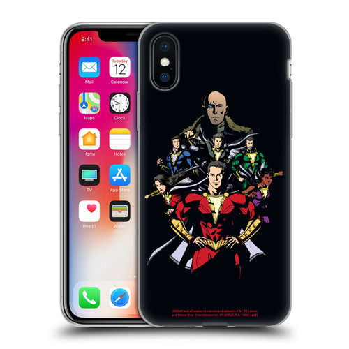 Shazam! 2019 Movie Character Art Family and Sivanna Soft Gel Case for Apple iPhone X / iPhone XS