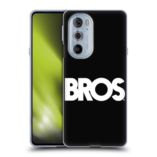 BROS Logo Art Text Soft Gel Case for Motorola Edge X30