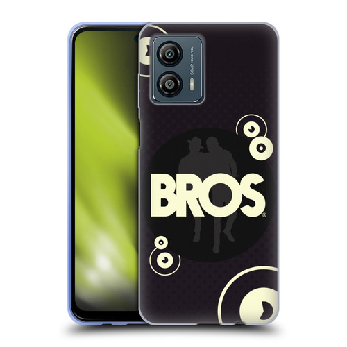 BROS Logo Art Retro Soft Gel Case for Motorola Moto G53 5G
